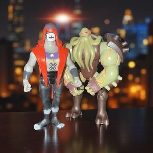 Articulating Playmates Ben 10 Hex & Vilgax PVC Action Figures A30